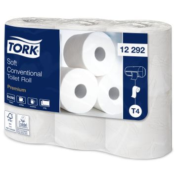 Toiletpapier Tork Soft 2L Wit