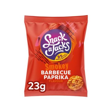 Snack-a-Jacks Crispies Barbecue Paprika rijstwafels