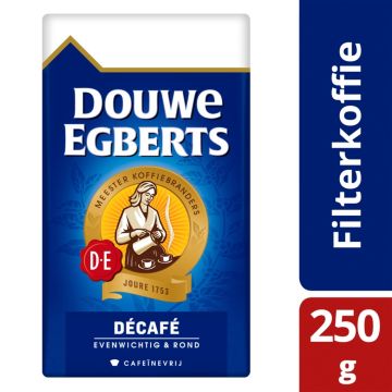 Koffie Decaf Snelfiltermaling 250g