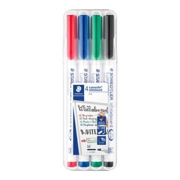 Whiteboard marker LC 301 1mm assorti/pk4