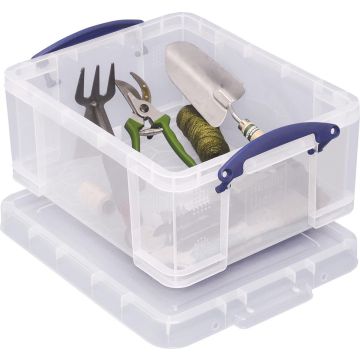 Opbergbox 21L Transparant