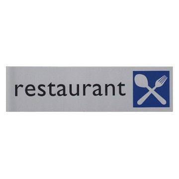 Pictogram 16,5x4,5cm restaurant