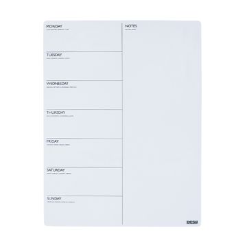 Weekplanner Desq 40x30cm magnetisch