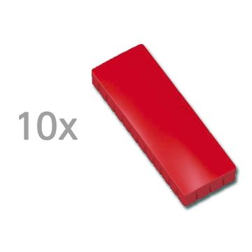 Magneet Maul solid 54x19mm rood/ds10