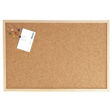 Prikbord Maul 30x40cm kurk houten frame