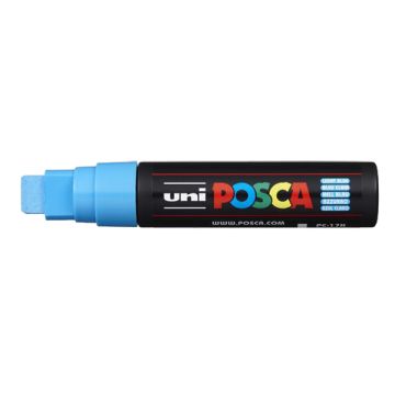 Lakmarker Uni 15 mm l blauw/pk5