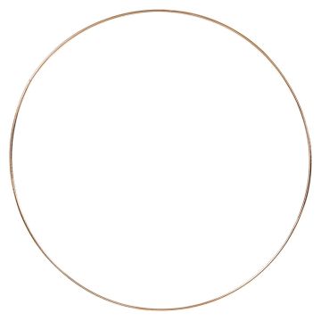 Draadring D30cm dikte 3mm metaal goud