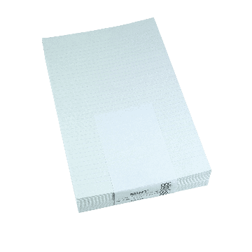 Ministerpapier Folio 80 g/m² Gelinieerd Wit