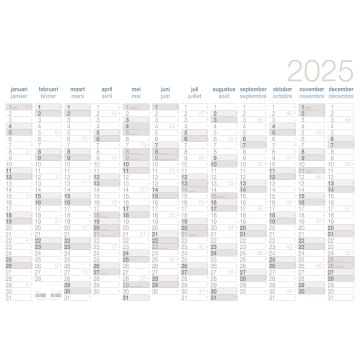 Annoplan Jaarplanner 700 x 1000 mm