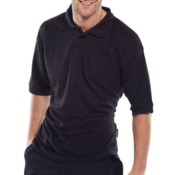 Poloshirt, Maat S, Zwart