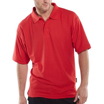 Poloshirt, Maat XL, Rood