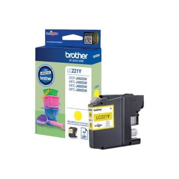 LC-221 Inktcartridge Geel