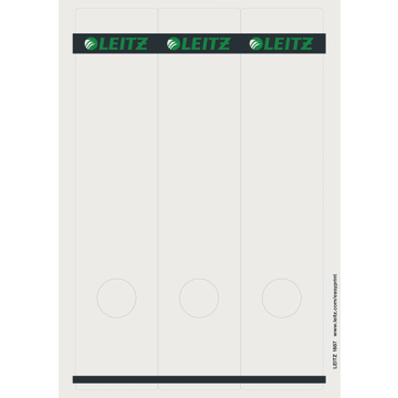 Rugetiket Leitz 61x285mm 1687/pk75