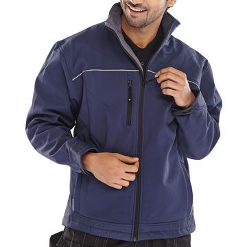 Softshell Jas, Maat XS, Marineblauw