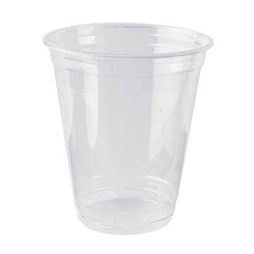 Drinkbekers koude dranken, PLA "pure" 0,3 l Ø 9,5 cm 10,68 cm glashelder