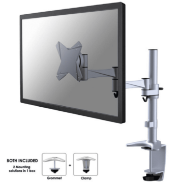 FPMA-D1330SILVER verstelbare monitorarm