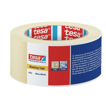 Afplaktape Tesa 50 mm x 50 m (crepe)