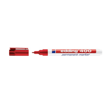 400 Permanent Marker 1mm Rood