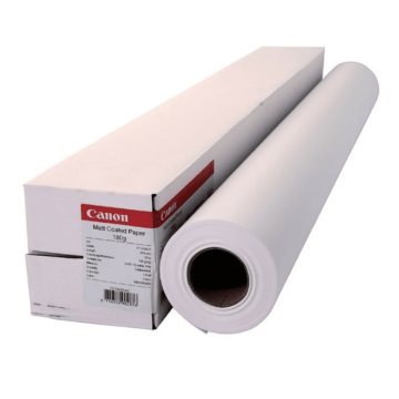 7215A001 Matt Coated Plotterpapier 914 mm x 30 m 180 g/m² Wit