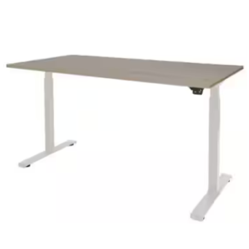 Electro II Basic Zit-Sta Bureau, 140 x 80 cm, Halifax, Wit