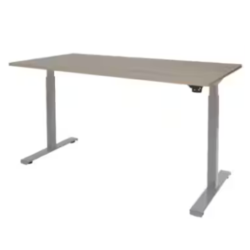 Electro II Basic Zit-Sta Bureau, 140 x 80 cm, Halifax, Aluminium