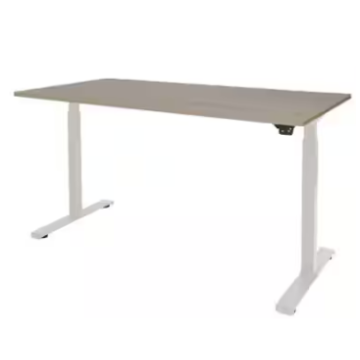 Electro II Basic Zit-Sta Bureau, 160 x 80 cm, Halifax, Wit