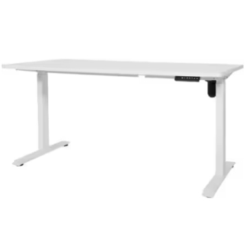 Easyo Bureau 120 x 60 cm EV Wit Blad Witte Poten