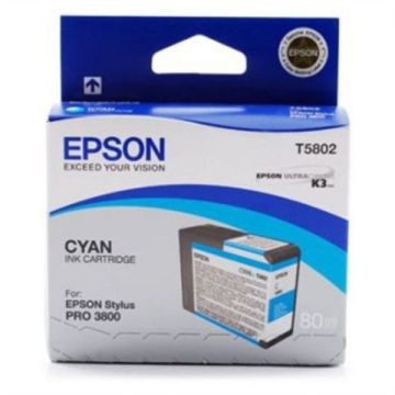 T5802 Inktcartridge Foto Cyaan