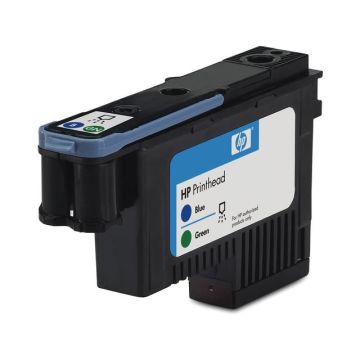 Inktcartridge HP 70 2 Pack C9408A blauw, groen