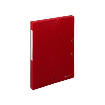 Nature Future A4 Documentenbox, 330 x 250 x 25 mm, Karton, 600 g/m², Rood