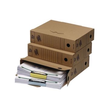 Filing Box Archiefdoos 250 x 80 x 345 mm Bruin