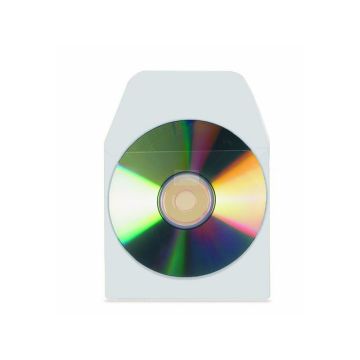 CD/DVD hoes 3L 127x127mm/pk 100