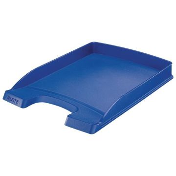 Plus Slim Brievenbak, Polystyreen, 255 x 37 x 357 mm, Blauw