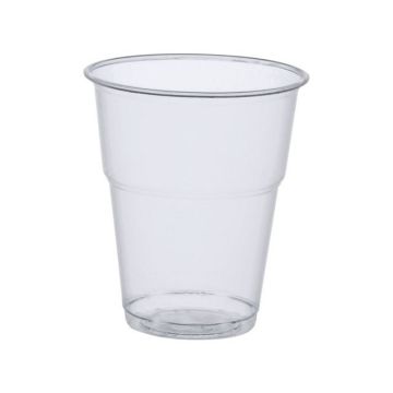 Drinkbeker, Plastic, 300 ml, Transparant