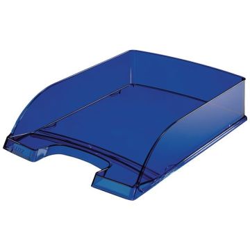 Plus Brievenbak, Polystyreen, 255 x 70 x 357 mm, Transparant Blauw