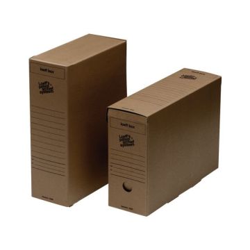 Box Archiefdoos Folio 260 x 115 x 370 mm Bruin