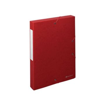 Nature Future A4 Documentenbox, 320 x 240 x 40 mm, Karton, 600 g/m², Rood