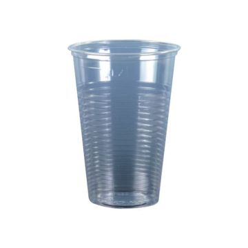 Drinkbeker, Plastic, 200 ml, Transparant