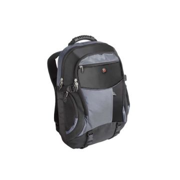 Atmosphere XL Laptoptas, Rugtas, 18 inch, Zwart en blauw