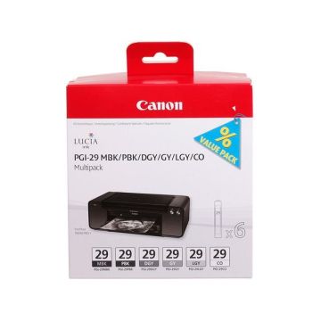 PGI-29 Inktcartridge Zwart en Grijs