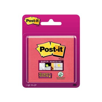 Super Sticky Notes 76 x 76 mm Poppy Roze