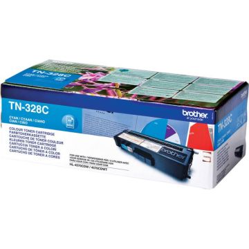 TN-328C Toner Hoog Rendement Cyaan