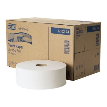 Advanced Jumbo Toiletpapier T1, 2-laags, 1800 vel, Wit