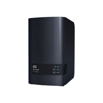 My Cloud Expert Series EX2 Ultra, USB 3.0, 8 TB NAS Network Storage, 3,5 inch, 256-bits AES-codering, zwart