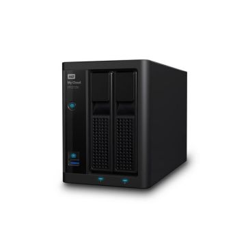 My Cloud Pro Series PR2100, USB 3.0, 4TB NAS Network Storage, 256-bits AES-codering, zwart