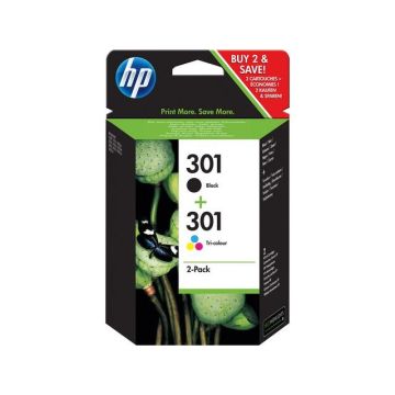 301 Inktcartridge Zwart en kleur