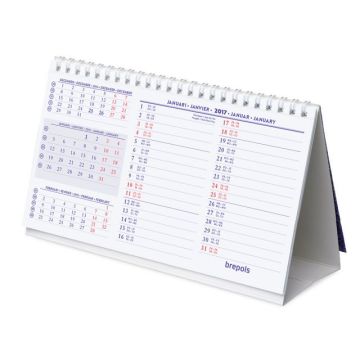 Maandkalender, Tafelmodel, 210 x 125 mm