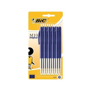 M10 Clic Balpen, Medium Punt, 1 mm, Blauw