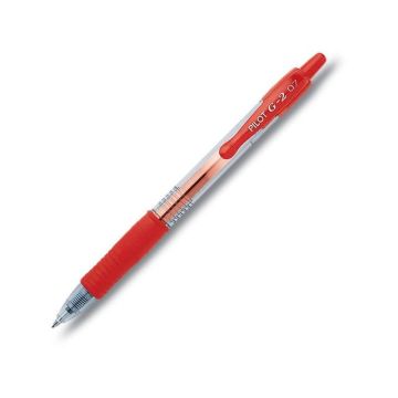 Gelpen G2-07 Grip, 0,4 mm, Rood