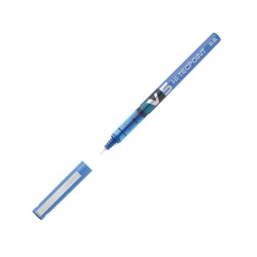 Rolschrijver Hi-Tecpoint V5 0,3 mm, blauw